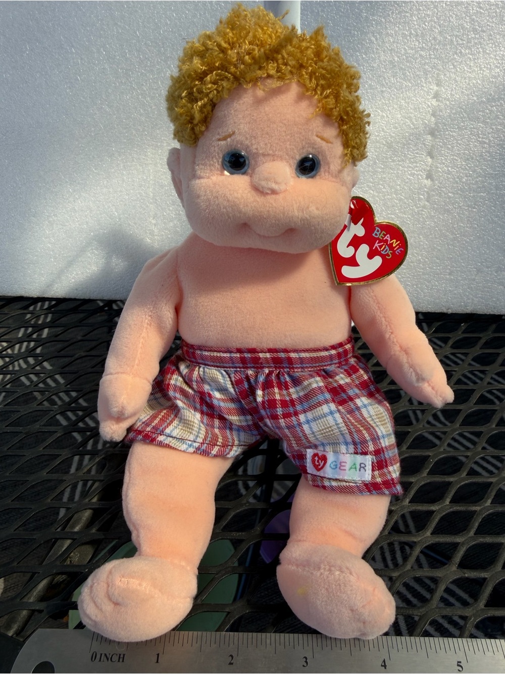 TY Beanie Kids Boomer The Boy With Tag Retired DOB: August 11th, 1994 NWT